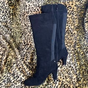 Aerosoles A2 wide calf double zipper boot